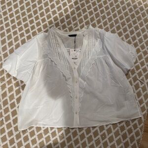 Zara Puff Sleeve Blouse